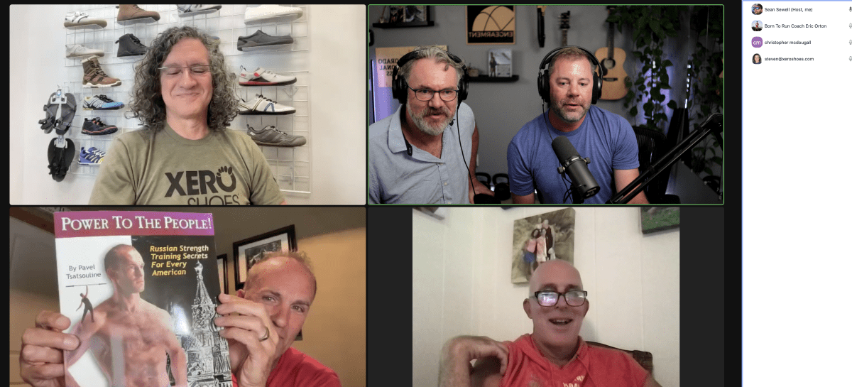 Engearment Podcast - Talking about Natural Movement with Christopher McDougall, Eric Orton (Born to Run 2), and Stephen Sashen (Xero Shoes). 1